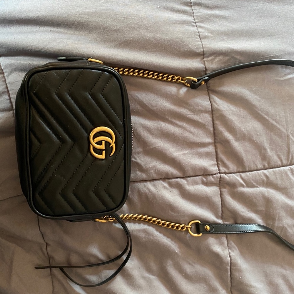 Black Gucci bag (real)